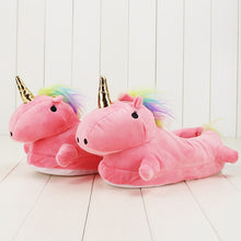 Load image into Gallery viewer, Light Up Unicorn Slippers