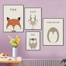 Load image into Gallery viewer, Cute Animal Art Prints