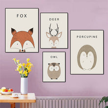 Load image into Gallery viewer, Cute Animal Art Prints